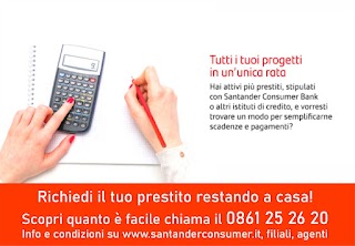 Prime Capital Srl Agenzia In Attivita Finanziaria SANTANDER CONSUMER BANK - FINANZIAMENTI A TERAMO