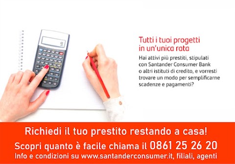 Prime Capital Srl Agenzia In Attivita Finanziaria SANTANDER CONSUMER BANK - FINANZIAMENTI A TERAMO