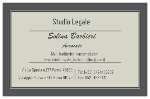 Studio Legale Avv. Solina Barbieri