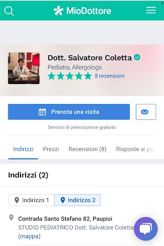 Dott. Salvatore Coletta - Pediatra