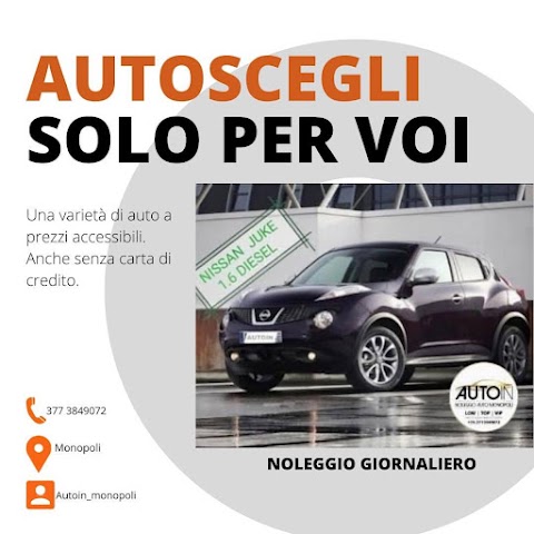 AutoIn - Noleggio auto a Monopoli