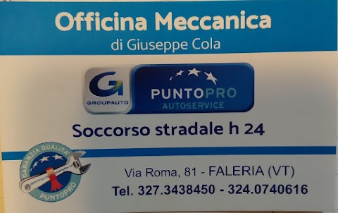 Officina Punto Pro di Giuseppe Cola - Soccorso Stradale H 24