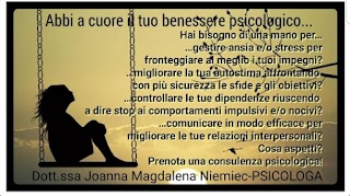 Dott.ssa Joanna Magdalena Niemiec - Psicologa, Caserta