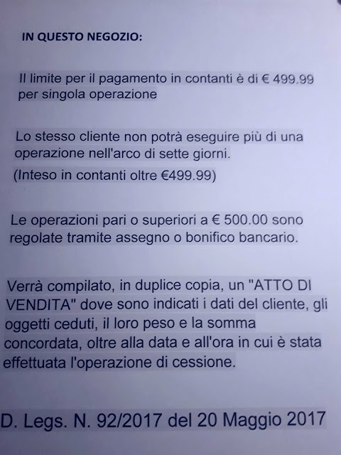 Compro Oro l' Angolo Gioielleria