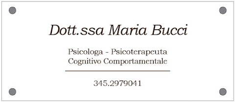 Maria Bucci Studio di Psicologia e Psicoterapia cognitivo comportamentale