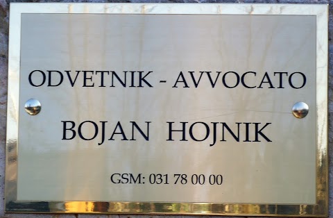 BOJAN HOJNIK - ODVETNIK ATTORNEY AT LAW. bojan.hojnik@siol.net