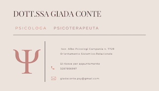 Dott.ssa Giada Conte - Psicologa Psicoterapeuta
