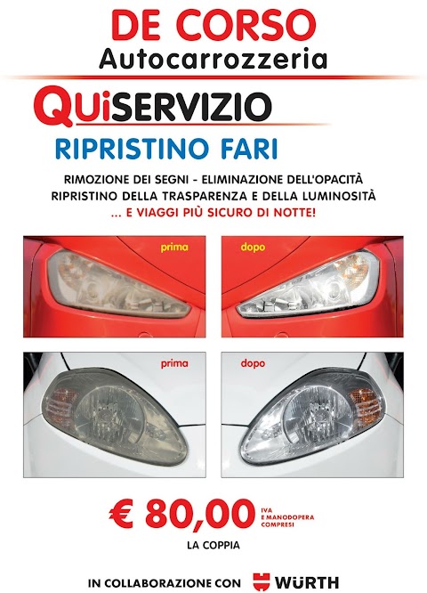 Autocarrozzeria De Corso - Carrozzeria e Vetri Auto