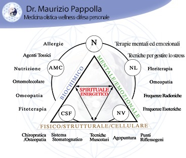 Dr. Maurizio Pappolla - Osteopata - Naturopata - Counselor - Esperto di riduzione di stress emozionali (paura, rabbia, tristezza, ecc.), medicina alternativa, kinesiologia applicata, wellness e difesa personale / arti marziali