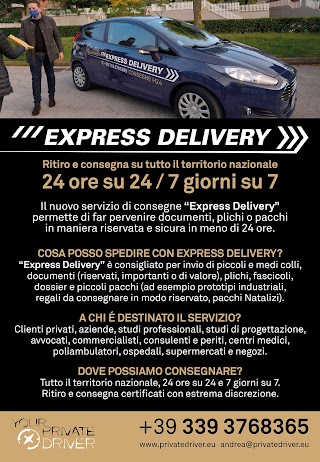 Ritiro & Consegna - Express Delivery H24