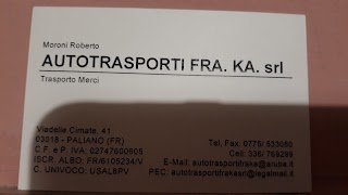 Autotrasporti F.ra.k A Srl