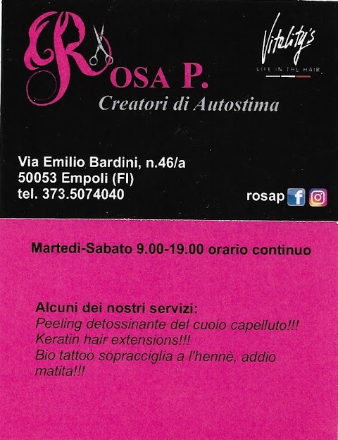 Rosa P. - Creatori di Autostima