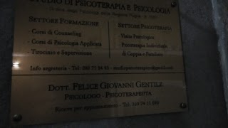 Gentile Dr. Felice Giovanni PSICOLOGO PSICOTERAPEUTA