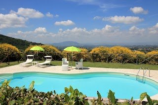 Agriturismo Caprareccia Bianca con piscina in Sabina. 3 appartamenti con cucina nella natura a Casperia vicino Roma.