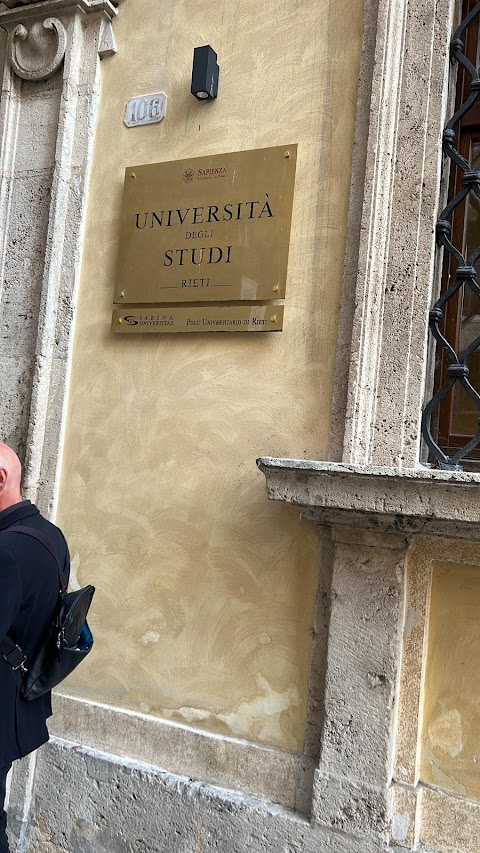 Universita' Degli Studi Di Roma La Sapienza