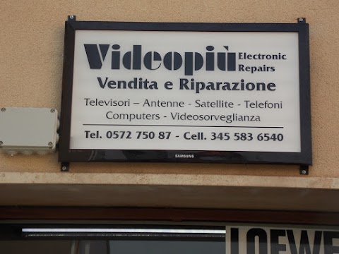 VIDEOPIÙ - Riparazione Installazione Noleggio Impianti Televisori Antenne Parabole Videosorveglianza