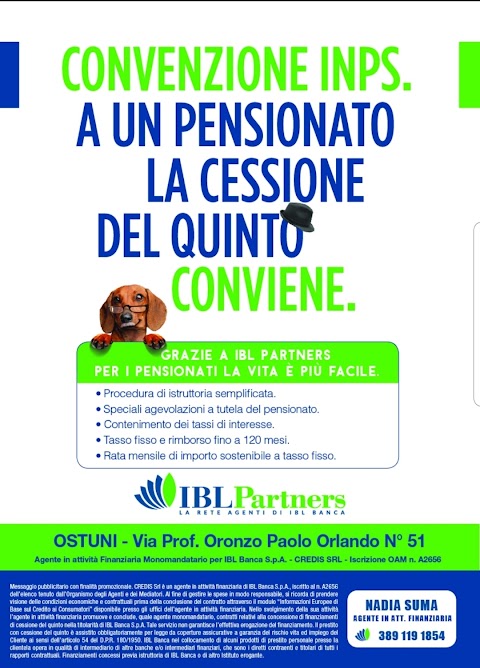 IBL PARTNERS Rete Agenti IBL Banca OSTUNI