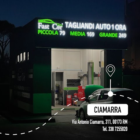 FAST CAR TIVOLI GUIDONIA PALESTRINA Tagliando Auto Economico fino a 1.2cc 79€