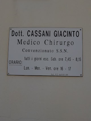 Dott. Cassani Giacinto