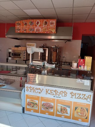 Spicy kebab pizza di aziz tayyab