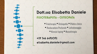 Dott.ssa Elisabetta Daniele - Fisioterapista Osteopata