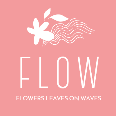 Flowers Leaves On Waves