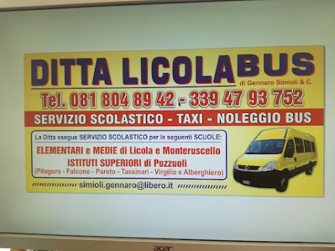 Servizio taxi e bus licola