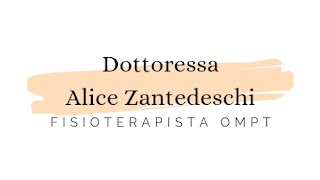 Dott.ssa Alice Zantedeschi - fisioterapista
