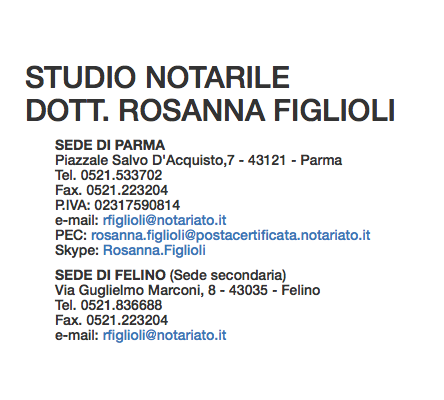 Studio Notarile Figlioli Di Figlioli Rosanna