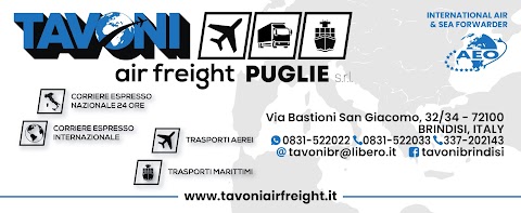 Tavoni Air Freight Puglie