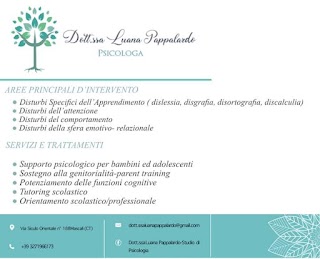 Dott.ssa Luana Pappalardo- Studio di Psicologia