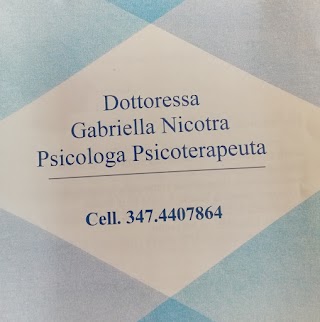 Dottoressa Gabriella Nicotra PSICOLOGA PSICOTERAPEUTA