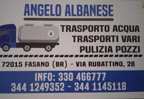 Trasporto Acqua & Pulizia Pozzi - Angelo Albanese