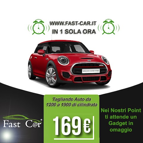 FAST CAR TIVOLI GUIDONIA PALESTRINA Tagliando Auto Economico fino a 1.2cc 79€