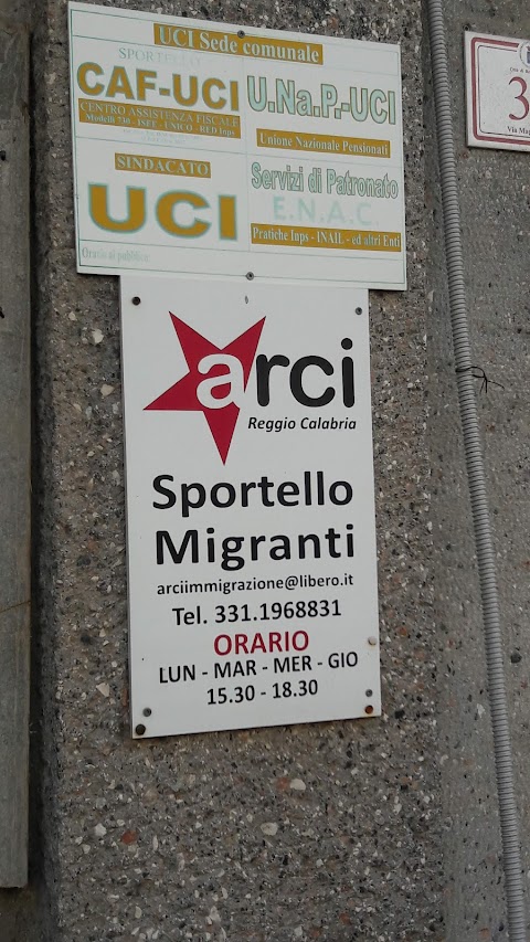 „Arci“ Reggio Calabria ; Sportello migranti Next- Patronato ENAC