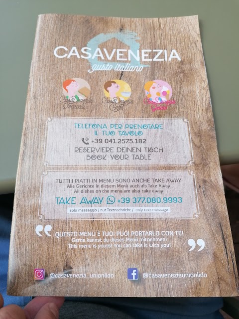 CasaVenezia Gelato, Focaccia, cafe