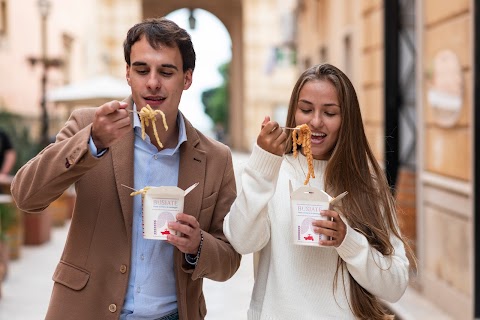 Busiate, pasta siciliana da passeggio- Palermo