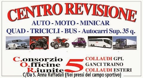 CONSORZIO OFFICINE RIUNITE SRL CENTRO REVISIONE VEICOLI E TACHIGRAFI AGENZIA PRATICHE AUTOMOBILISTICHE