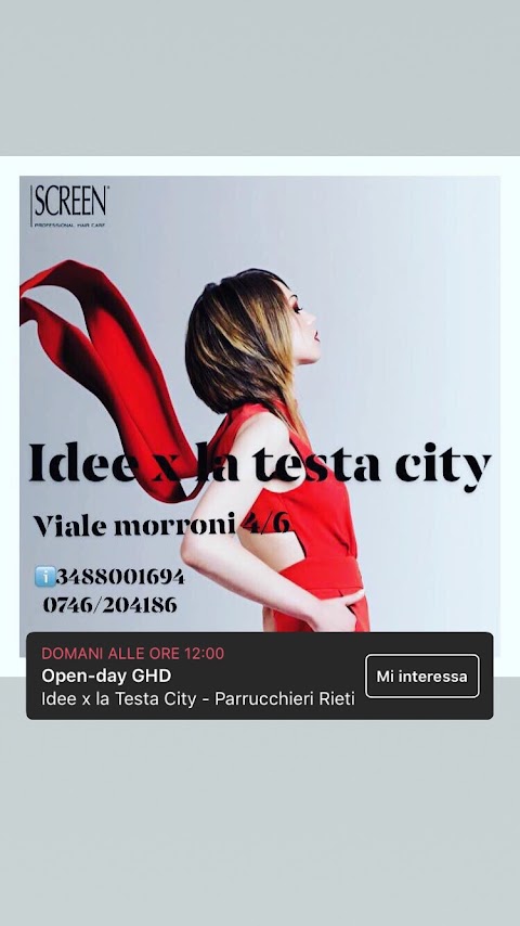 Idee X la testa City