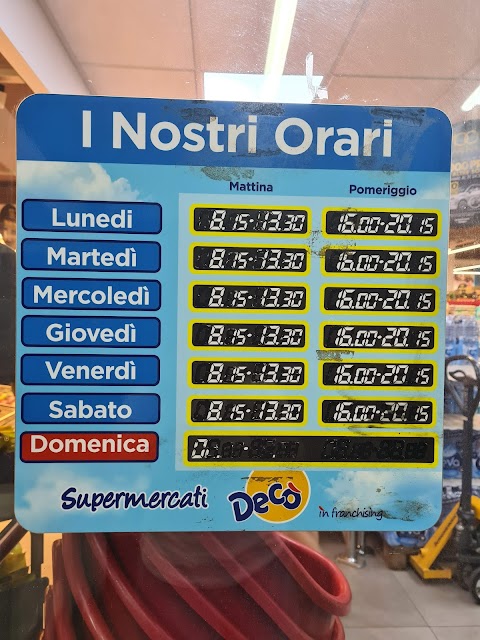 Supermercato Decò