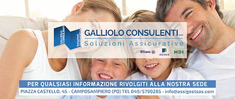 Allianz Camposampiero Piazza Castello - Galliolo Consulenti - Italiana Assicurazioni - HDI Assicurazioni - Allianz Viva