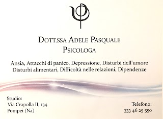 Dott.ssa Adele Pasquale Psicologa Psicoterapeuta