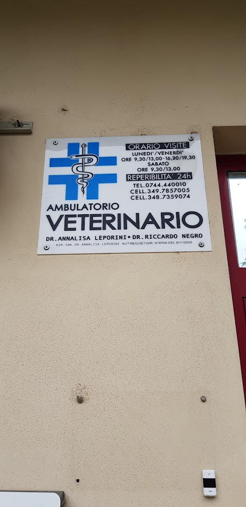 Ambulatorio Veterinario Farini Direttore Sanitario Leporini Dott. Annalisa