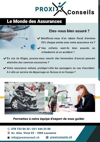 Proxi Conseils et Courtages Sàrl Assurances /Déclaration impôt