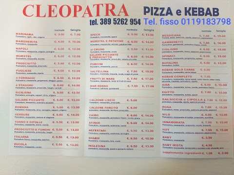 pizza & kebab cleopatra