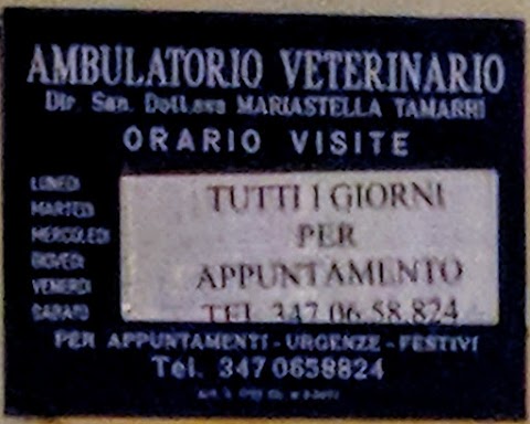 Ambulatorio Veterinario Tamarri Dott.ssa Mariastella