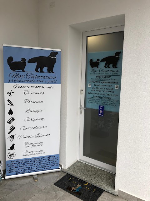 Max Toelettatura Professionale per cani e gatti