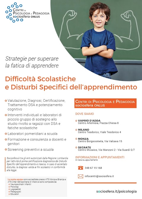 Centro di Psicologia e Pedagogia Artemisia di Sociosfera Onlus - Trezzo sull'Adda