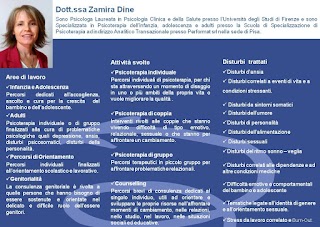 Psicologa Psicoterapeuta - Dott.ssa Zamira Dine