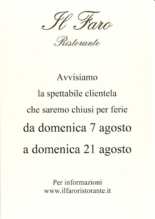 Ristorante il Faro